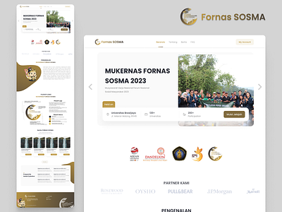 Mukernas Fornas Sosma BEM Indonesia 2023 (Deploy) app design ui ux website