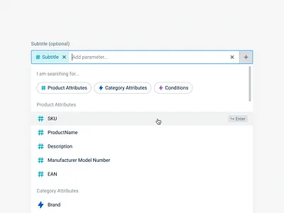Macro Field component input macro field multiselection search input selection tags