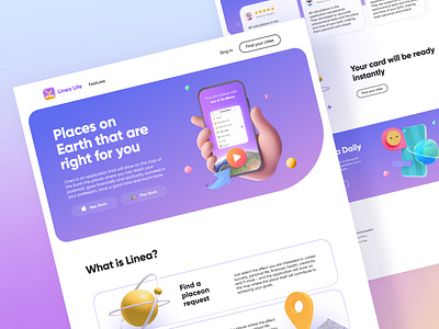Astrology | Landing Page astrology landing page design main screen ui ux web design