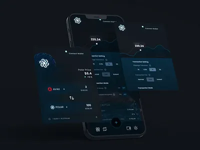 Polar Token Mockup brand branding dark ui ux uxdesign