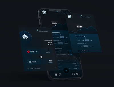 Polar Token Mockup brand branding dark ui ux uxdesign