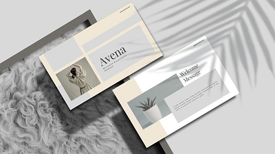 AVENA - Keynote Template #7 app branding design graphic design illustration logo typography ui ux vector