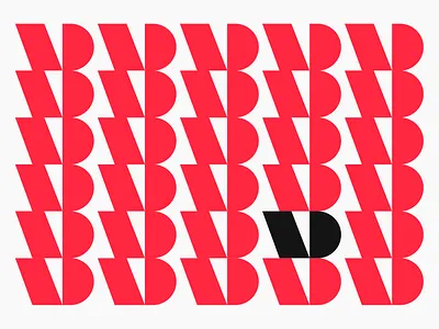 Pattern VD brand branding brandlogo brandpattern colors design designer logo logotype mark pattern rebrand red school symbol