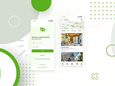 Tradebank Mobile Promotional Mockup app figma ui ux