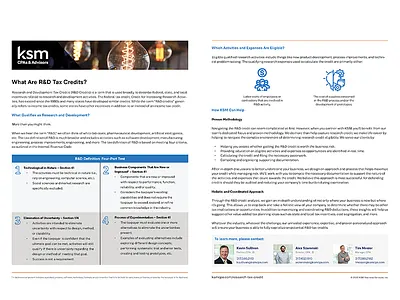 Service Line One-Sheet