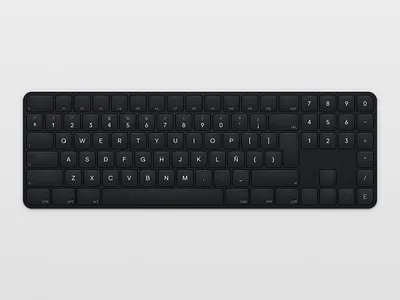 Noir Keys dark figma illustration keyboard keys minimal noise product typography ui vector illustration