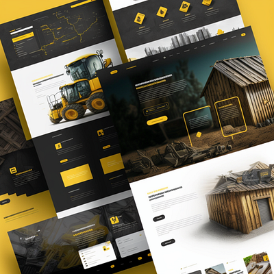 Contraction Business Website contact form design elementor elementor pro illustration logo responsive design web design wordpress wordpress website