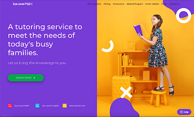 EyeLevel Flex - UX/UI design ui ux web design