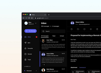All in one email design email product design ui uiux ux webapp
