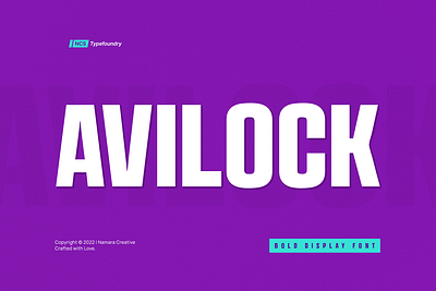 Avilock All Caps Display Font all caps bold font branding display fonts film font fonts headline logo logo font modern movie poster strong typography
