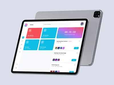 Video Conference Concept agenda app clean conference design event gmeet meeting meeting room meetup music online meet seminar speakers ui uiuxdesign ux video video call zoom
