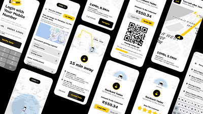 Driver App Design cab app design cab driver app driver app driver app case study driver app ui