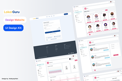 UI Design - Website Loker Guru ( Teacher Job Vacancy) design job teacher ui uiux design vacancy