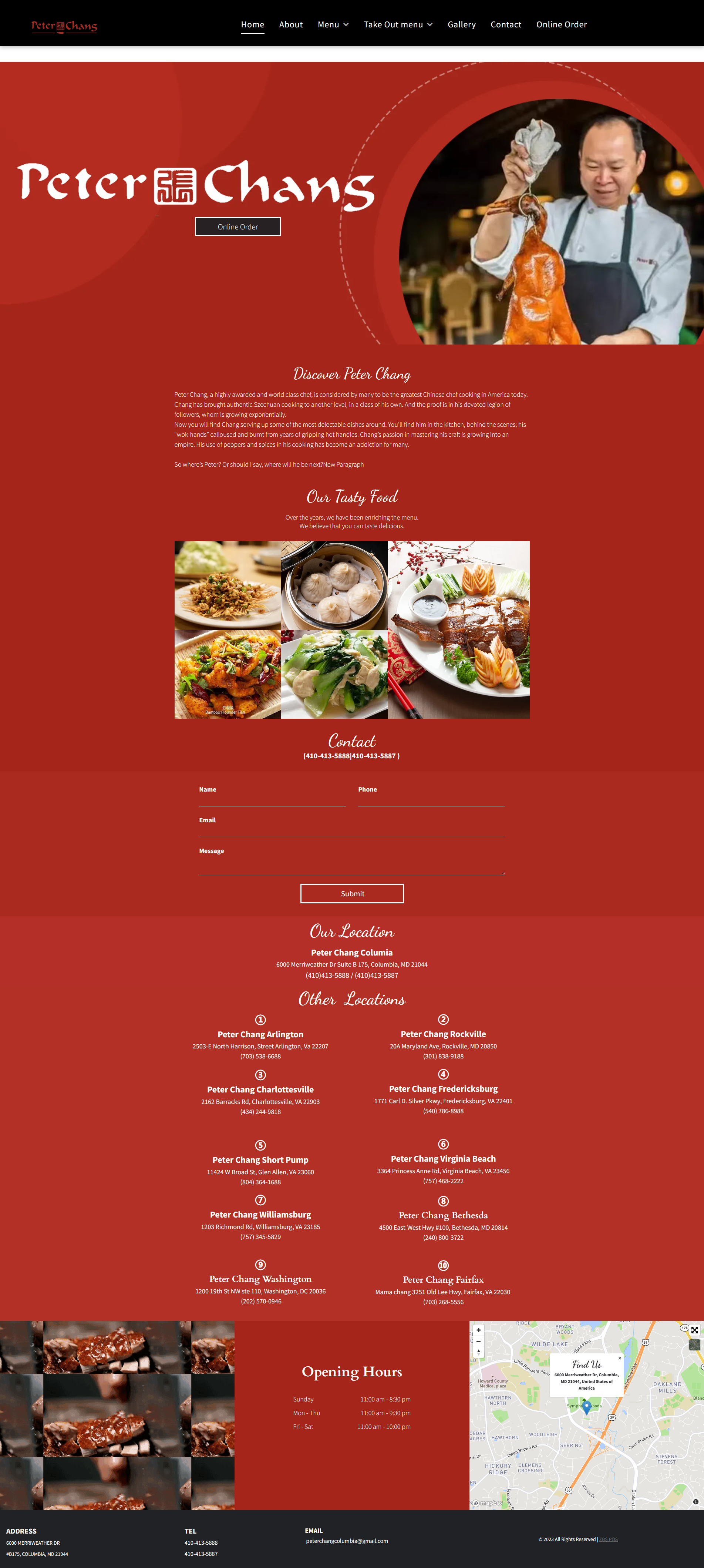 Example of Chinese Food Web Design