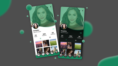 Daily UI Day 6 - Profile Page Design app creative design creative profile page creative ui daily ui daily ui challenge day 6 daily ui design glass morphism graphic design profile page ui ui challenge ux