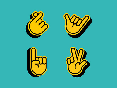 Icon Branding branding design graphic design hand icons hand sign hand signs icon icons identity illustration logo sign symbol vector