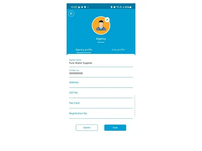 Pure Pani New Agency Screen