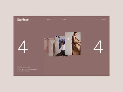 Eterlique: 404 animation product service startup ui ux web website