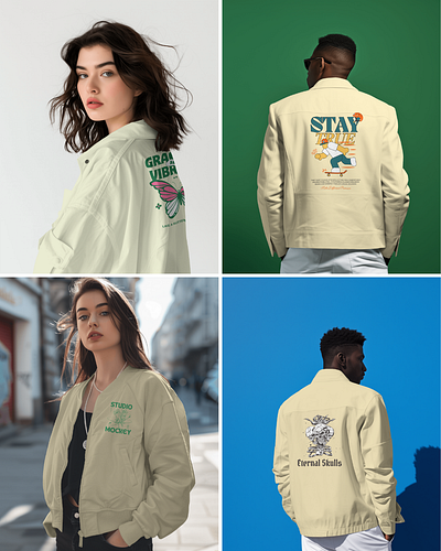 👕 Showcase Your Jacket Designs Like a Pro! jacket jacket mockup