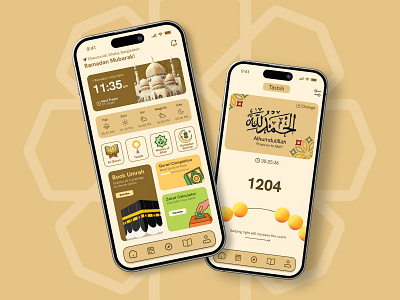 ✨ Introducing ROZA: a Ramadan App UI Design concept! 🌙 drawbox mobile ui muslim app ramadan app ui ui design ui ux