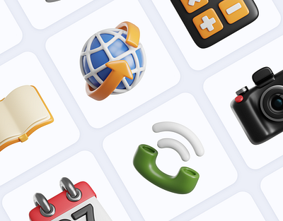 General UI 3D Icon Pack 3d 3d icon 3d icons 3d illustration blender blender 3d design generalui grapichdesign icon icons illustration ui uiux