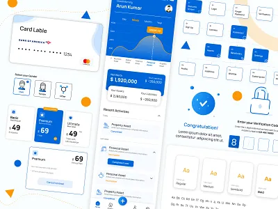 Manage Assets Mobile App Design app branding design figma graphic design logo ui ux