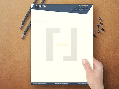 Letterhead Design branding design graphic design illustration logo post soicalmedia ui ux vector