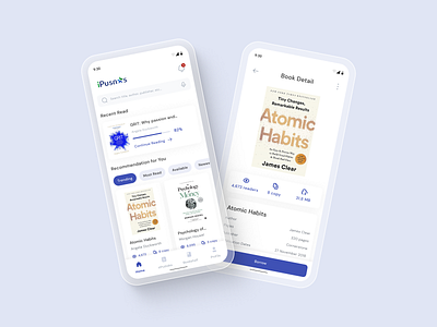 iPusnas Redesign book book app design ebook ebook app mobile app ui ui design