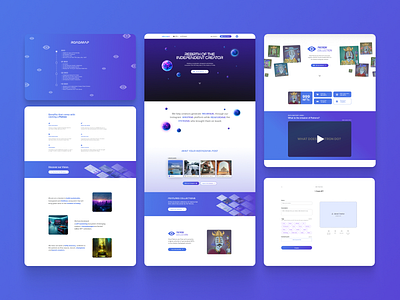 Web 2.5 Minting platform - Clout.art design graphic design product design ui ux web design web3 website
