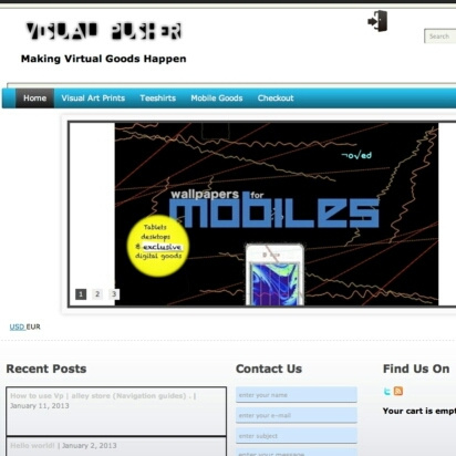 Example of Blog And Web Site Design