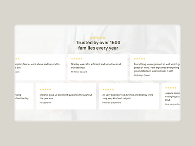 Testimonials design designer digital ui uiux ux web