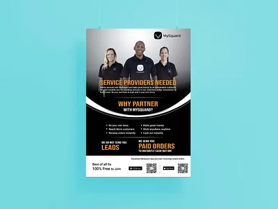 My Squard banner branding graphic design motion graphics