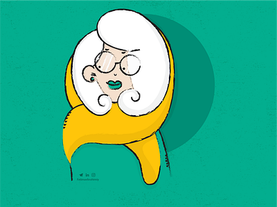 Woman portrait character dasign graphic design illustrating illustration vector woman portrait