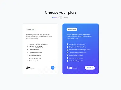 Plan Selection price price page pricing pricing page saas select plan subscribe subscription