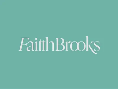 Faitth Brooks branding logo logotype
