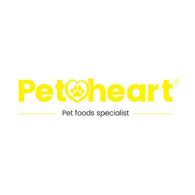 "PetHeart" logo design branding design graphic design icon illustration logo logo desinging logodesign logodesinger pet petfood petfoodpetfoodlogo vector