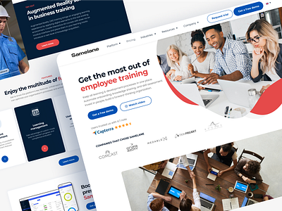 Samelane – Web Design design graphic design landing page ui ux uxdesign