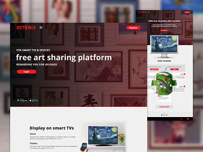 Arthola Web site bootstrap css design graphic design html ui ux web design