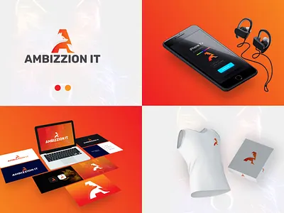 letter A fox logo 3d animation branding graphic design logo motion graphics ui