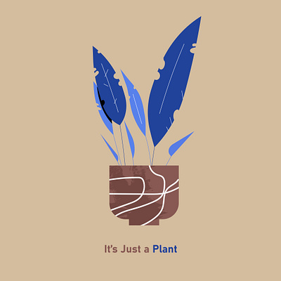 It's just plant art color design flat design flatart graphic design illustration plant illustration plant vector vector vectorart
