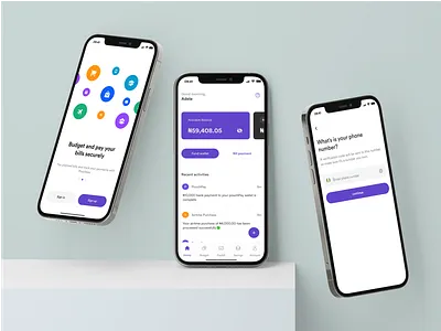 Budget app app figma ui ux vector