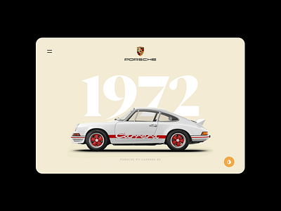 Ui Design Porsche 911 Carrera RS design ui ux