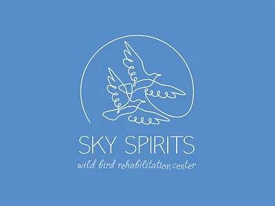 Sky Spirits brand brandidentity branding design font identity illustration logo logotype