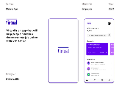 VIRTUAL design figma product design ui ux
