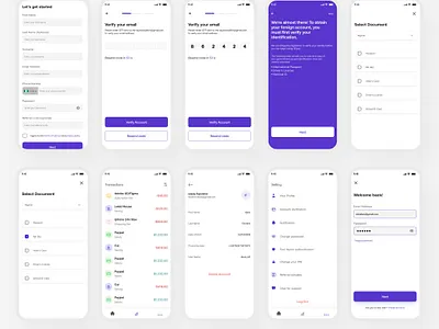 QTpay Finance App finance fintech productdesign ui uiux