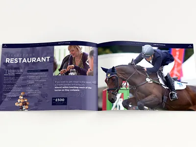 BEDE Events Hospitality Brochure graphic design