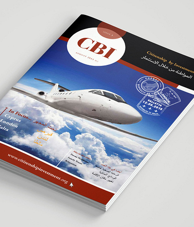 Citizenship By Investment Magazine graphic design