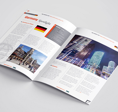 The Europe-GCC Trade & Investment Guide graphic design