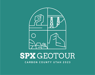 SPX Geotour graphic design graphicdesign illustration logo