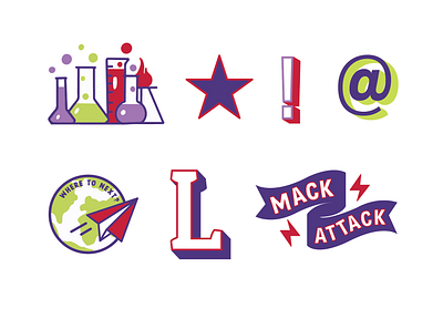 Linfield Sticker Pack design graphicdesign illustration